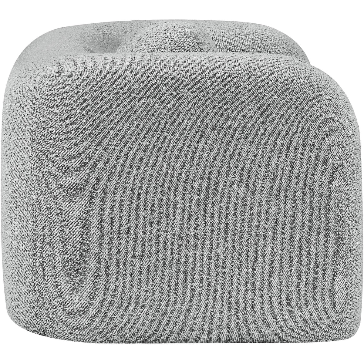 Meridian Emory Grey Boucle Fabric Chair