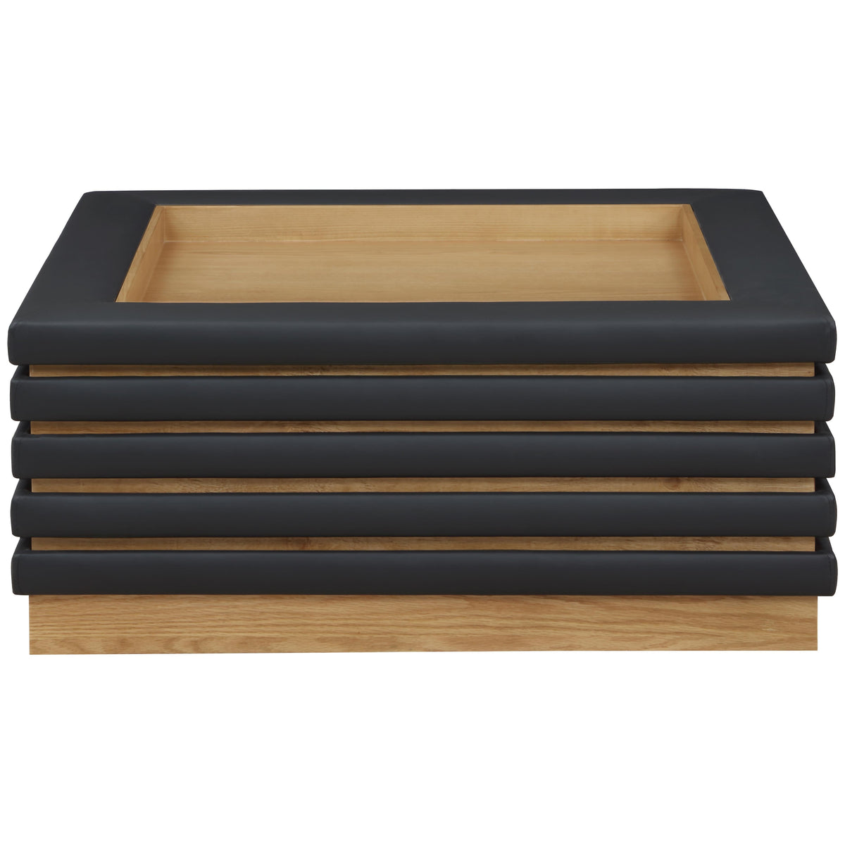 Meridian Rory Black Vegan Leather Coffee Table