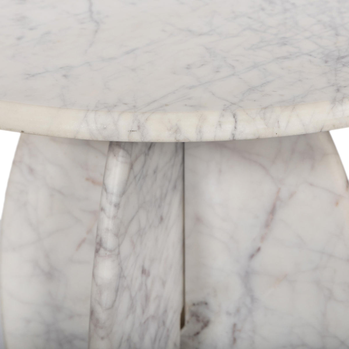 Meridian Formentera White End Table