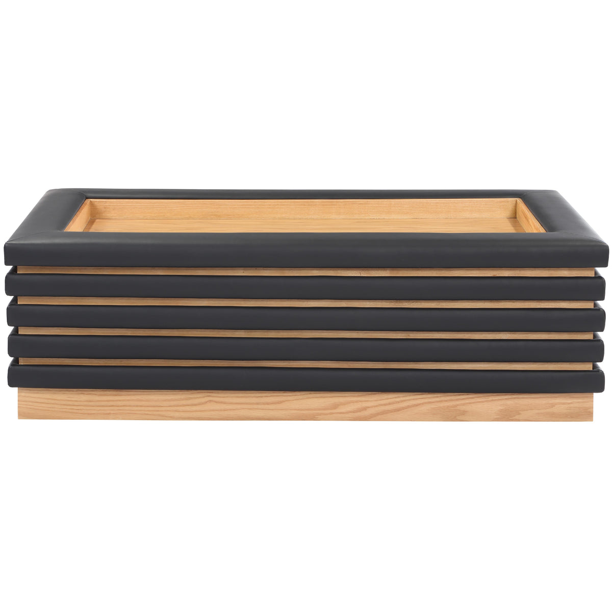 Meridian Rory Black Vegan Leather Coffee Table