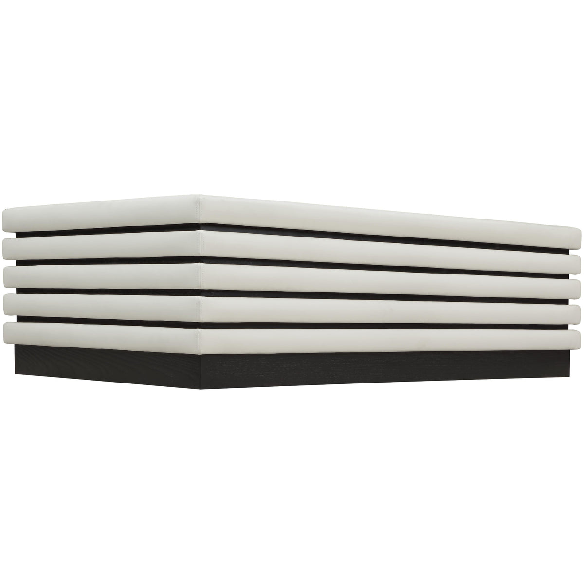 Meridian Rory Cream Vegan Leather Coffee Table