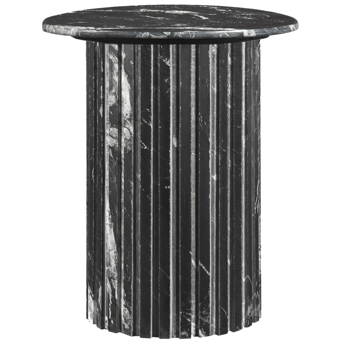 Meridian Genoa Black End Table
