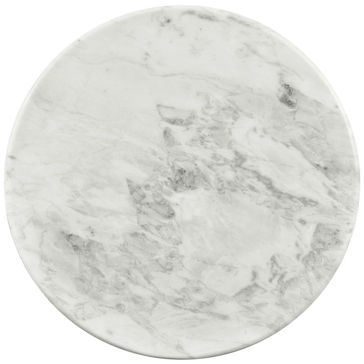 Meridian Genoa White End Table