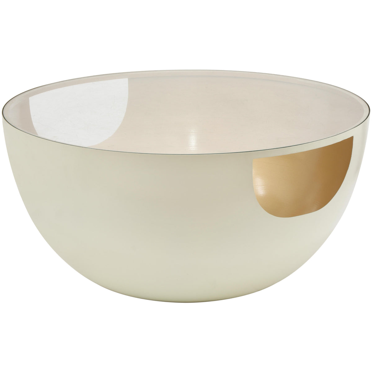 Meridian Doma Cream / Gold Coffee Table