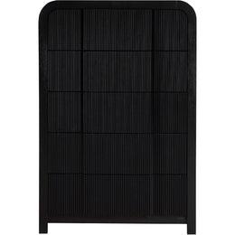 Meridian Fluted Black Chest