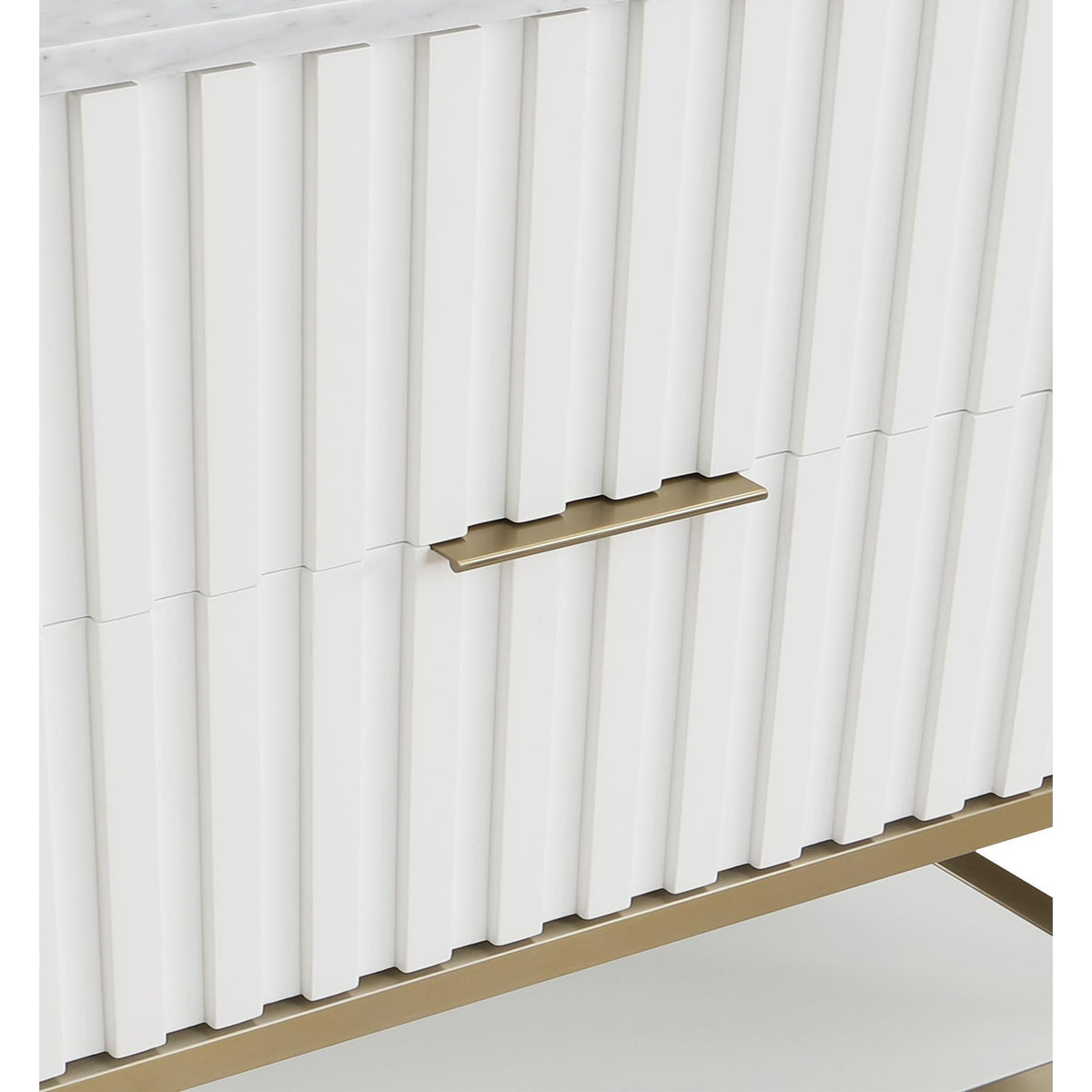 Meridian Monad White Bathroom Vanity