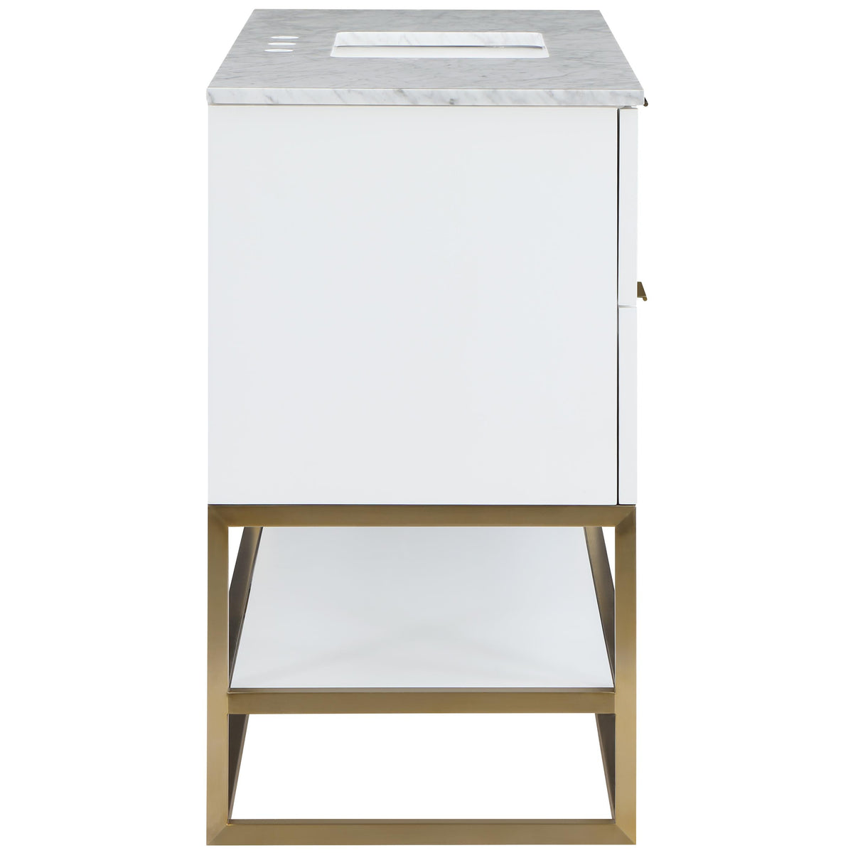 Meridian Monad White Bathroom Vanity