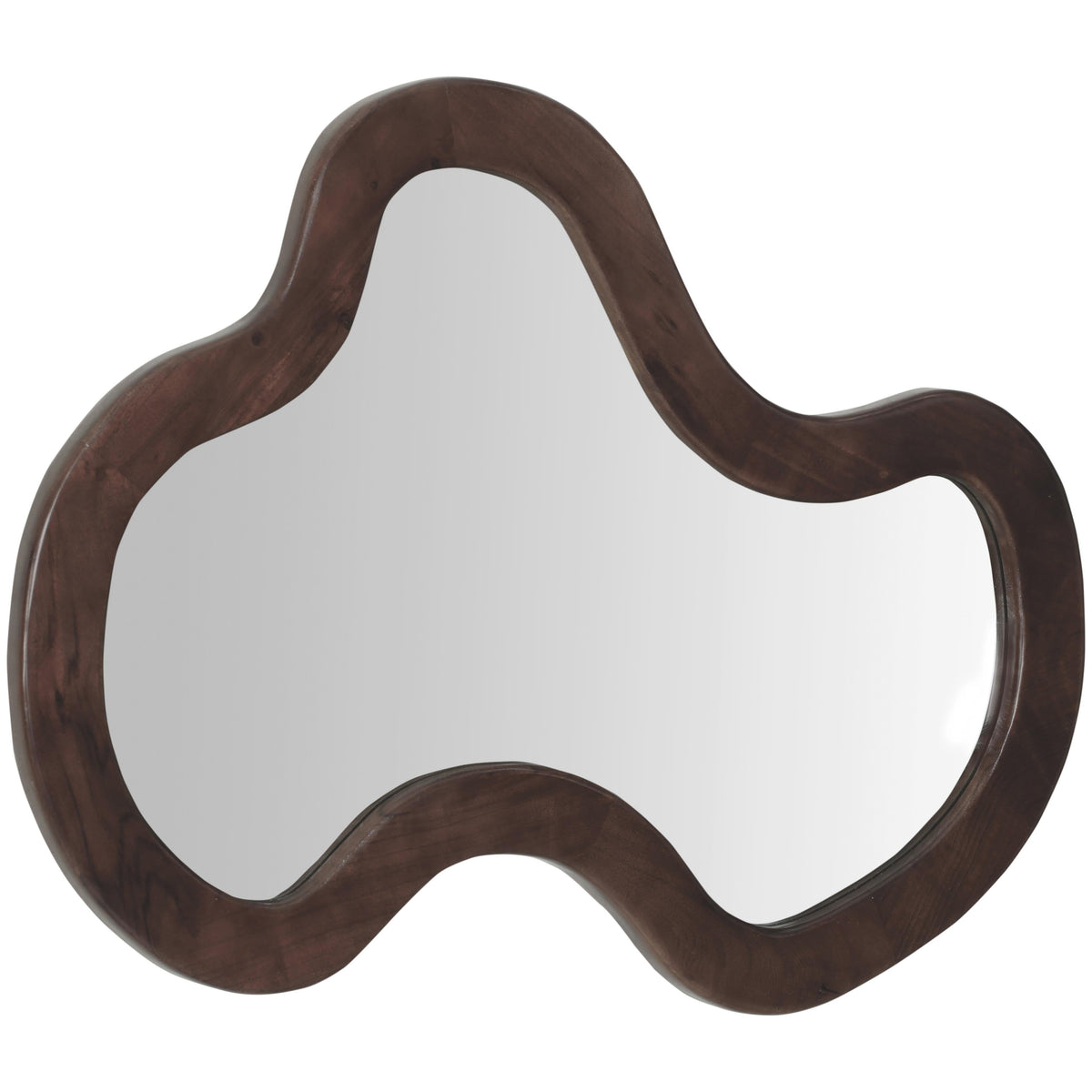 Meridian Oblique Brown Mirror