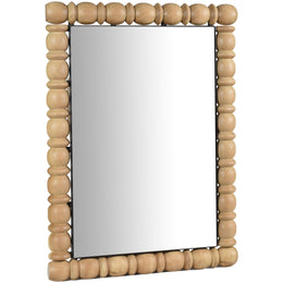 Meridian Aubrey Bleached Natural Oak Mirror