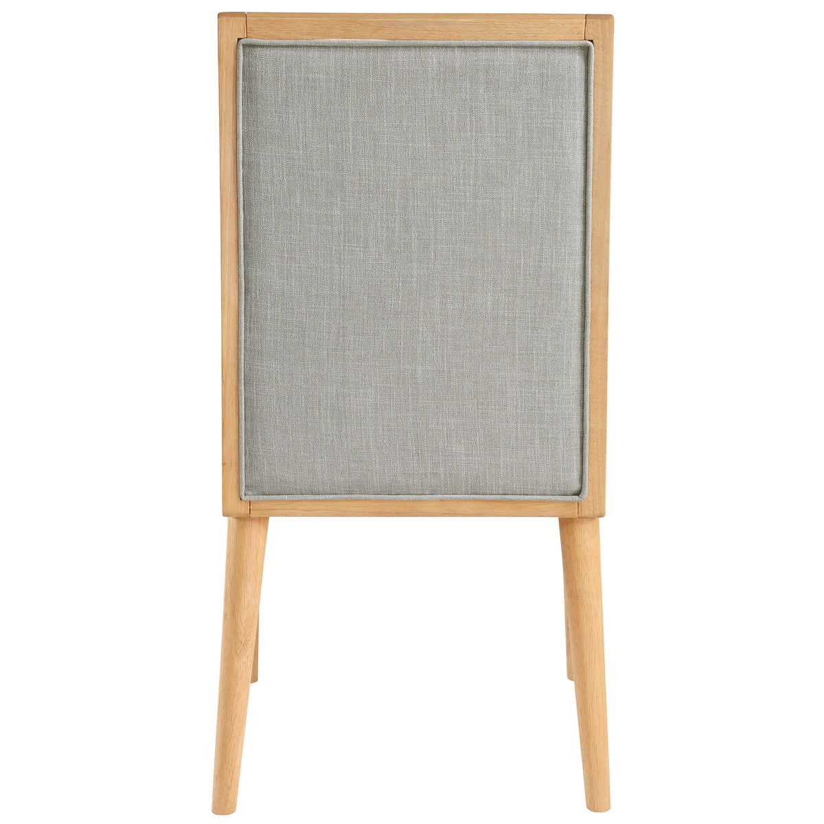 Meridian Bristol Grey Linen Textured Fabric Dining Chair