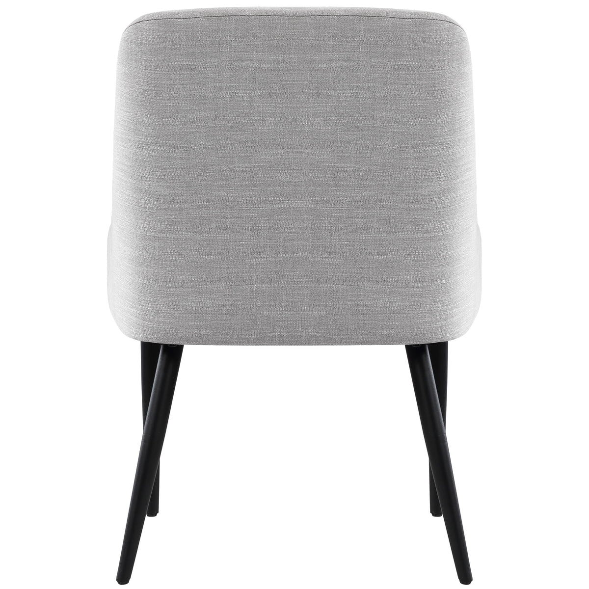 Meridian Camden Grey Linen Textured Fabric Dining Chair