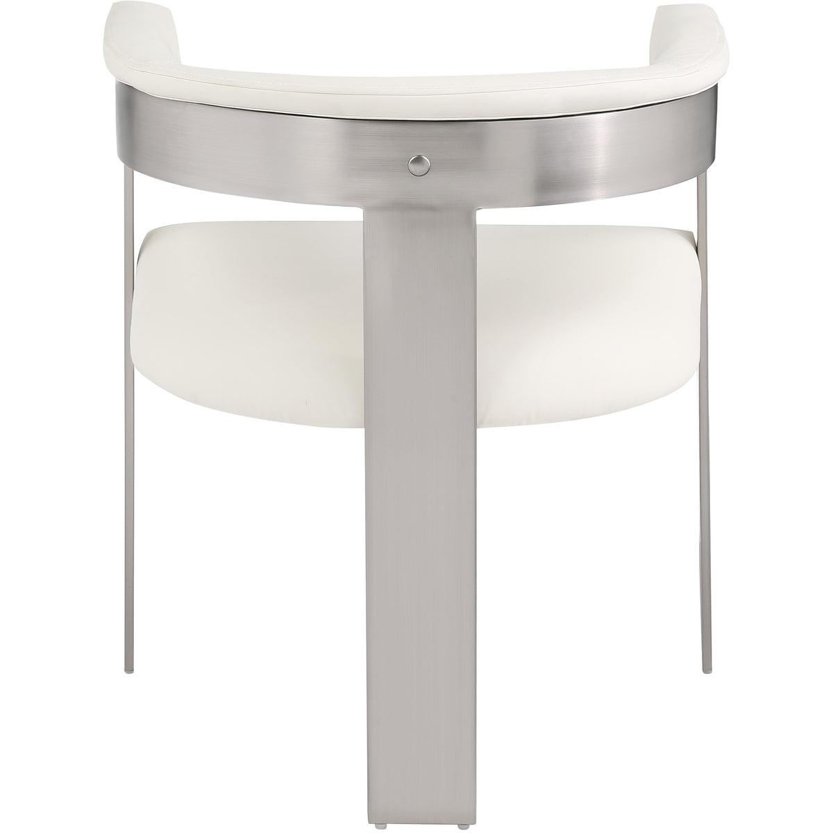 Meridian Romeo Cream Vegan Leather Dining Chair