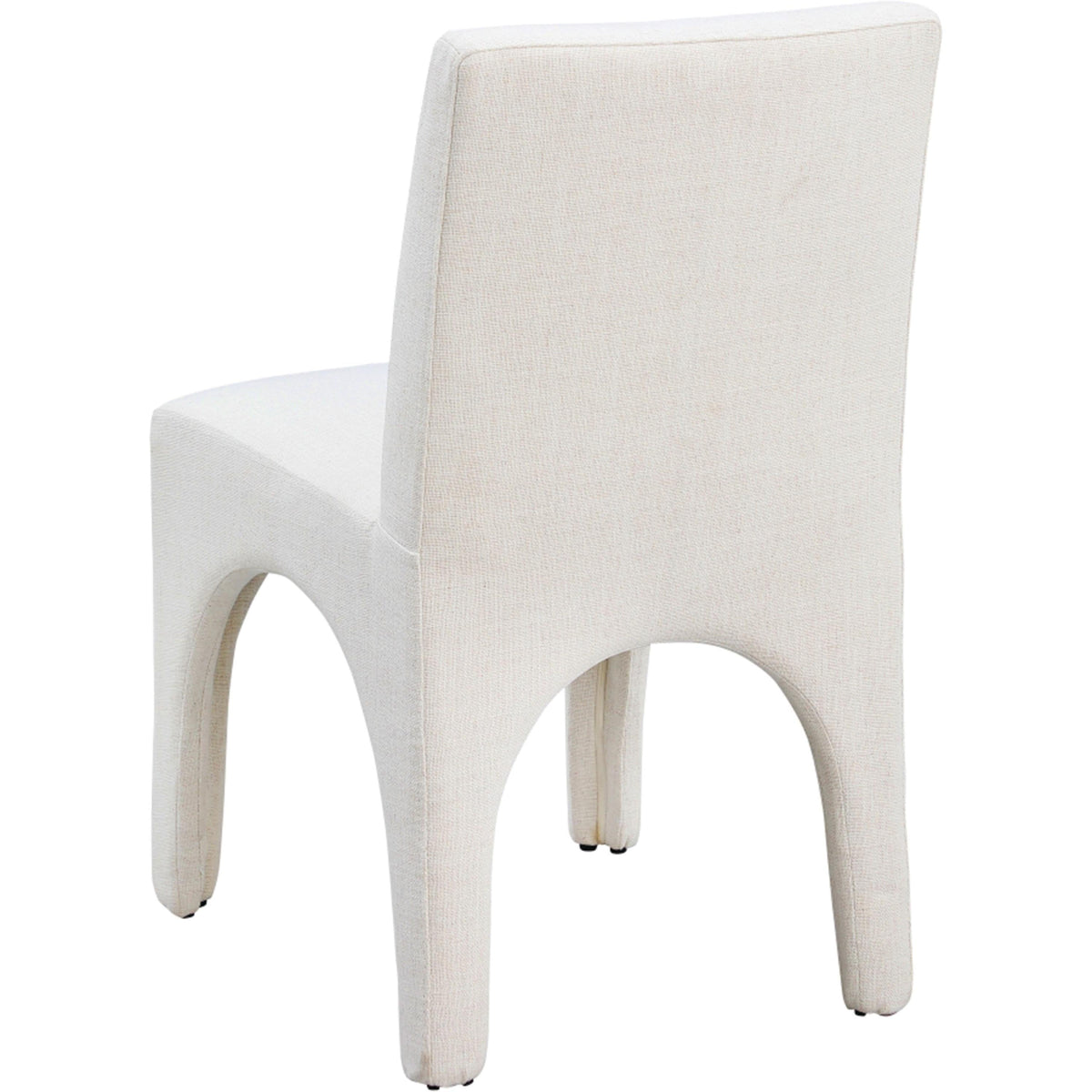 Meridian Gramercy Beige Linen Textured Fabric Dining Chair
