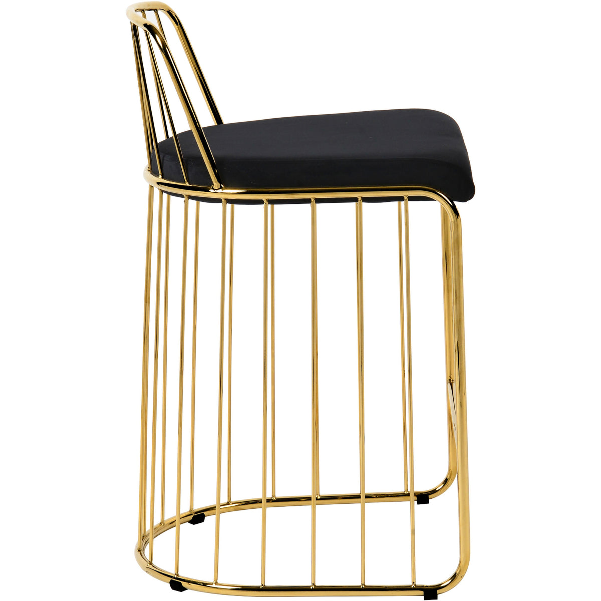 Meridian Lupita Black Vegan Leather Dining Chair