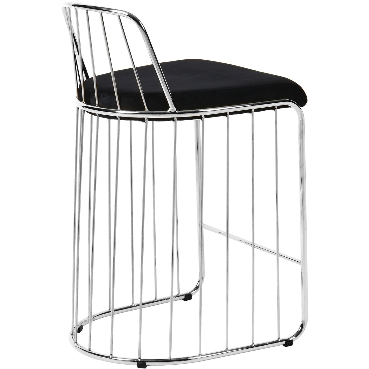 Meridian Lupita Black Vegan Leather Dining Chair