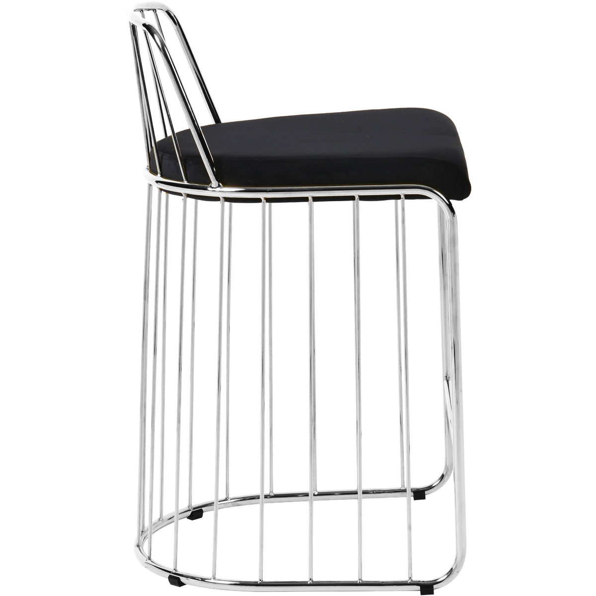 Meridian Lupita Black Vegan Leather Dining Chair