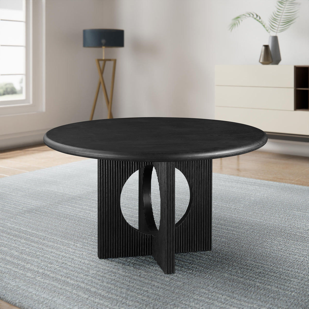 Meridian Rivas Black Dining Table