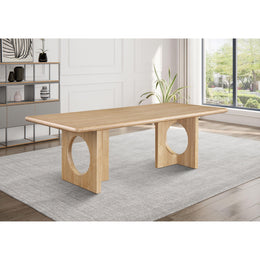 Meridian Rivas Natural Oak Dining Table