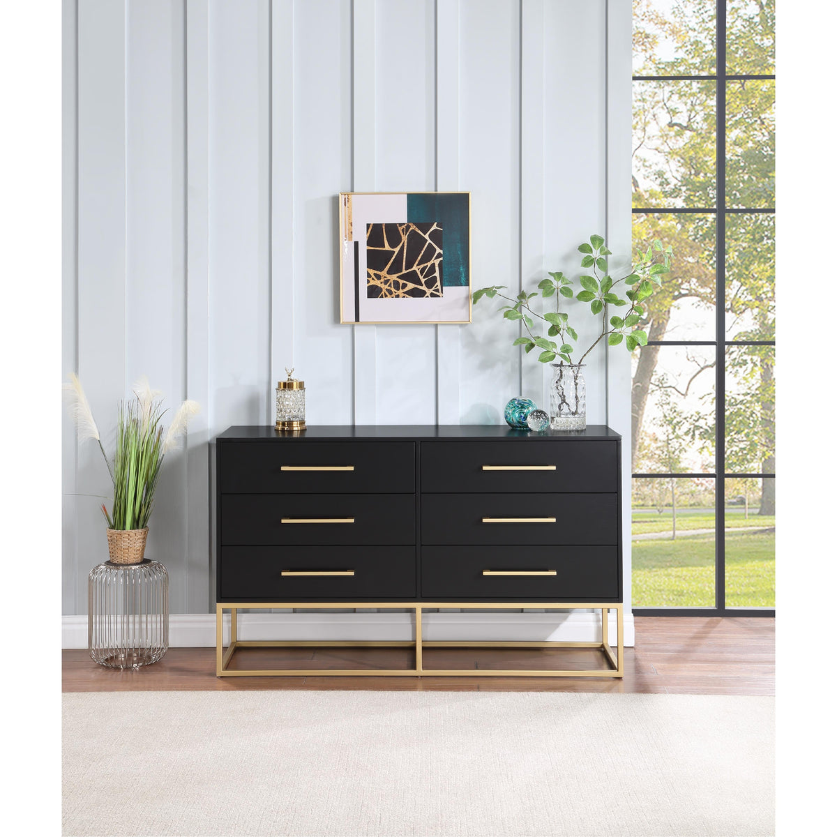 Meridian Maxine Black Dresser