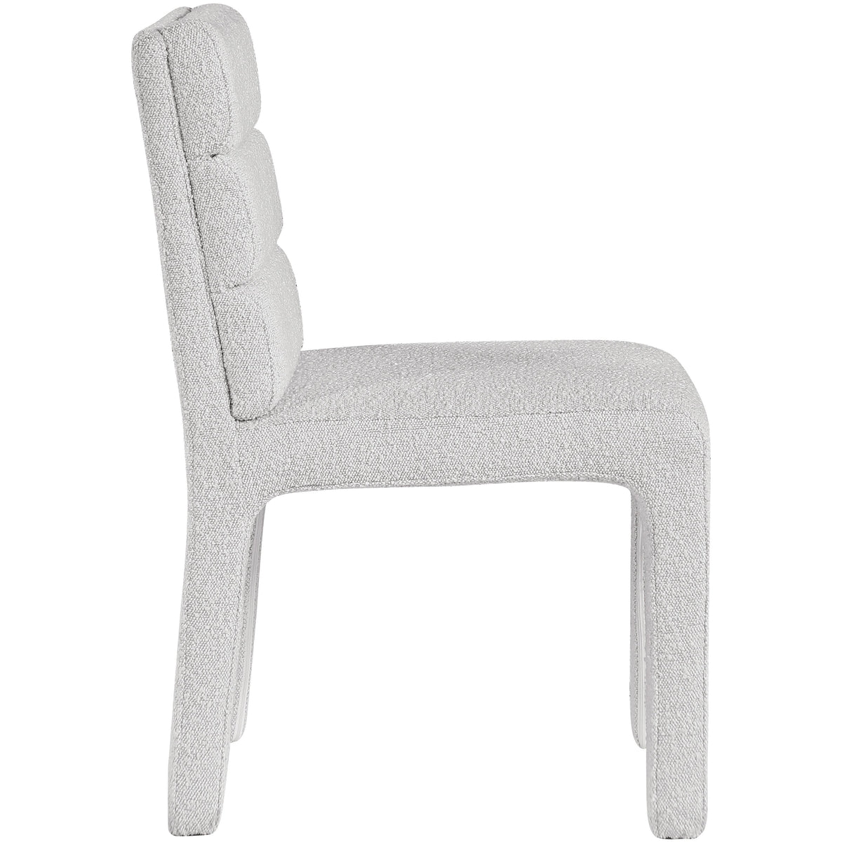 Meridian Kai Cream Boucle Fabric Dining Chair