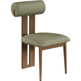 Meridian Dario Green Vegan Leather Dining Chair