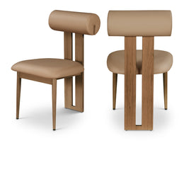 Meridian Dario Tan Vegan Leather Dining Chair