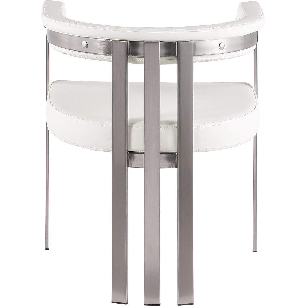 Meridian Marcello Cream Vegan Leather Dining Chair