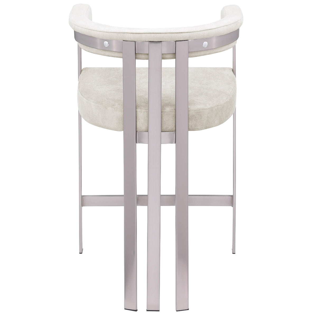 Meridian Marcello Stone Velvet Counter Stool