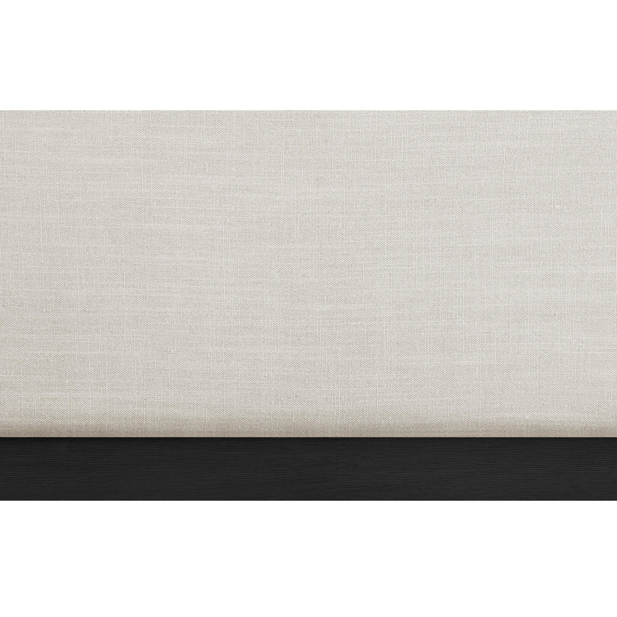 Meridian Alfie Beige Linen Textured Fabric Twin Bed