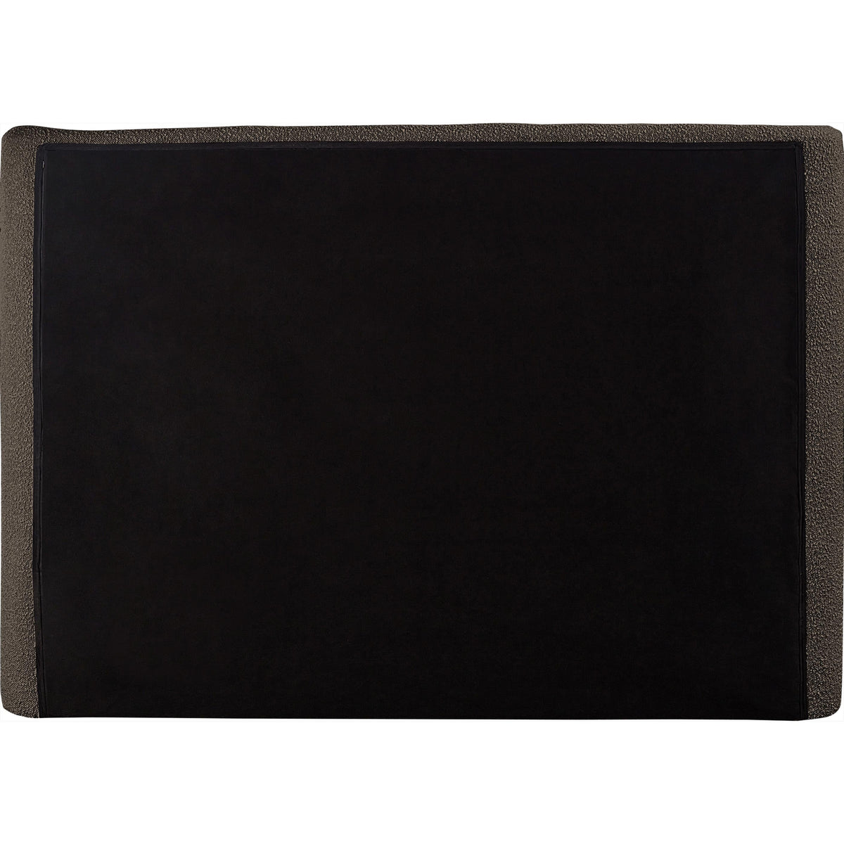 Meridian Penny Brown Boucle Fabric Full Bed