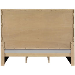 Meridian Casa Cream Vegan Leather King Bed (3 Boxes)