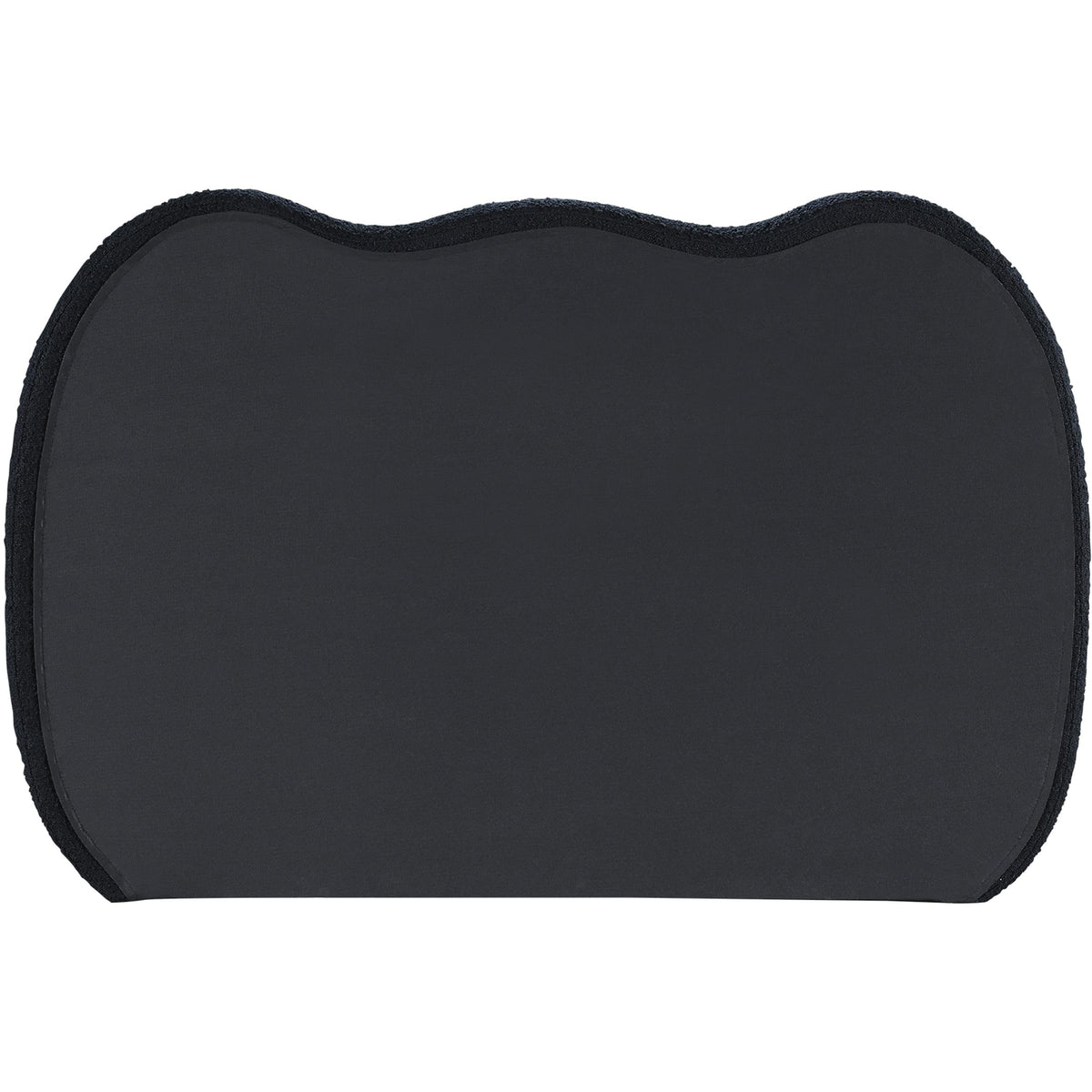 Meridian Hyde Black Boucle Fabric Twin Bed (3 Boxes)