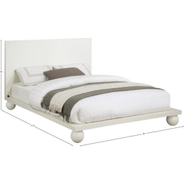 Meridian Kent Cream King Bed (3 Boxes)