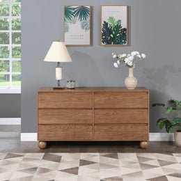 Meridian Kent Walnut Dresser