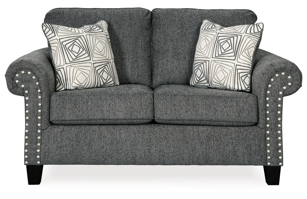 Agleno Sofa, Loveseat, Chair and Ottoman
