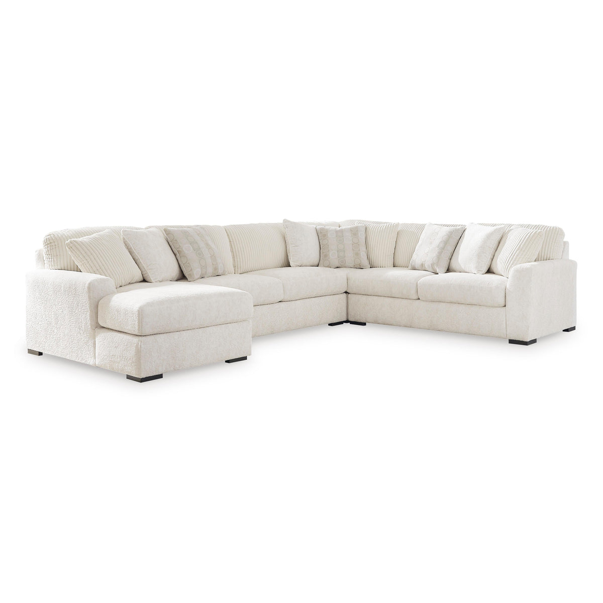 Swipe Furniture Exclusive Design Chessington Fabric 4 pc Sectional 6190416/6190434/6190477/6190467