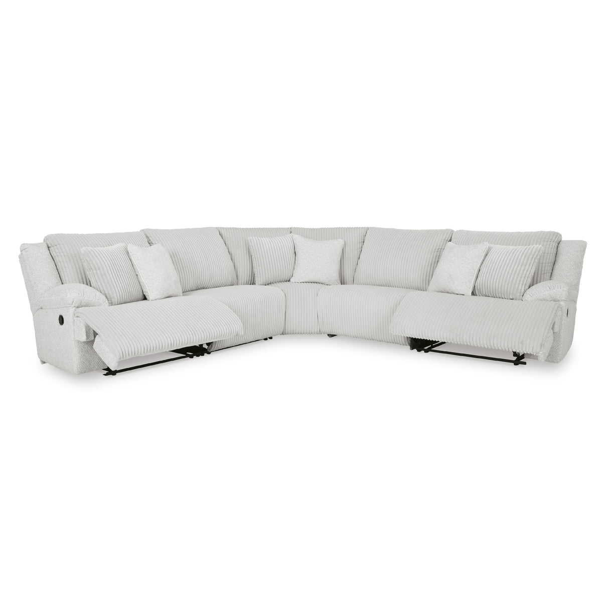 Swipe Furniture Exclusive Design Top Tier Reclining Fabric 5 pc Sectional 9270640/9270619/9270677/9270646/9270641