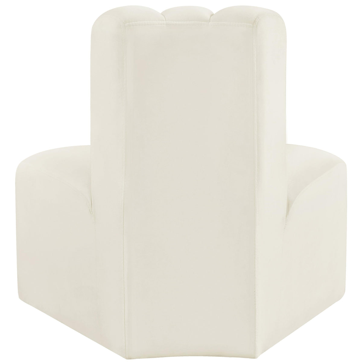 Meridian Arc Cream Velvet Reverse Corner