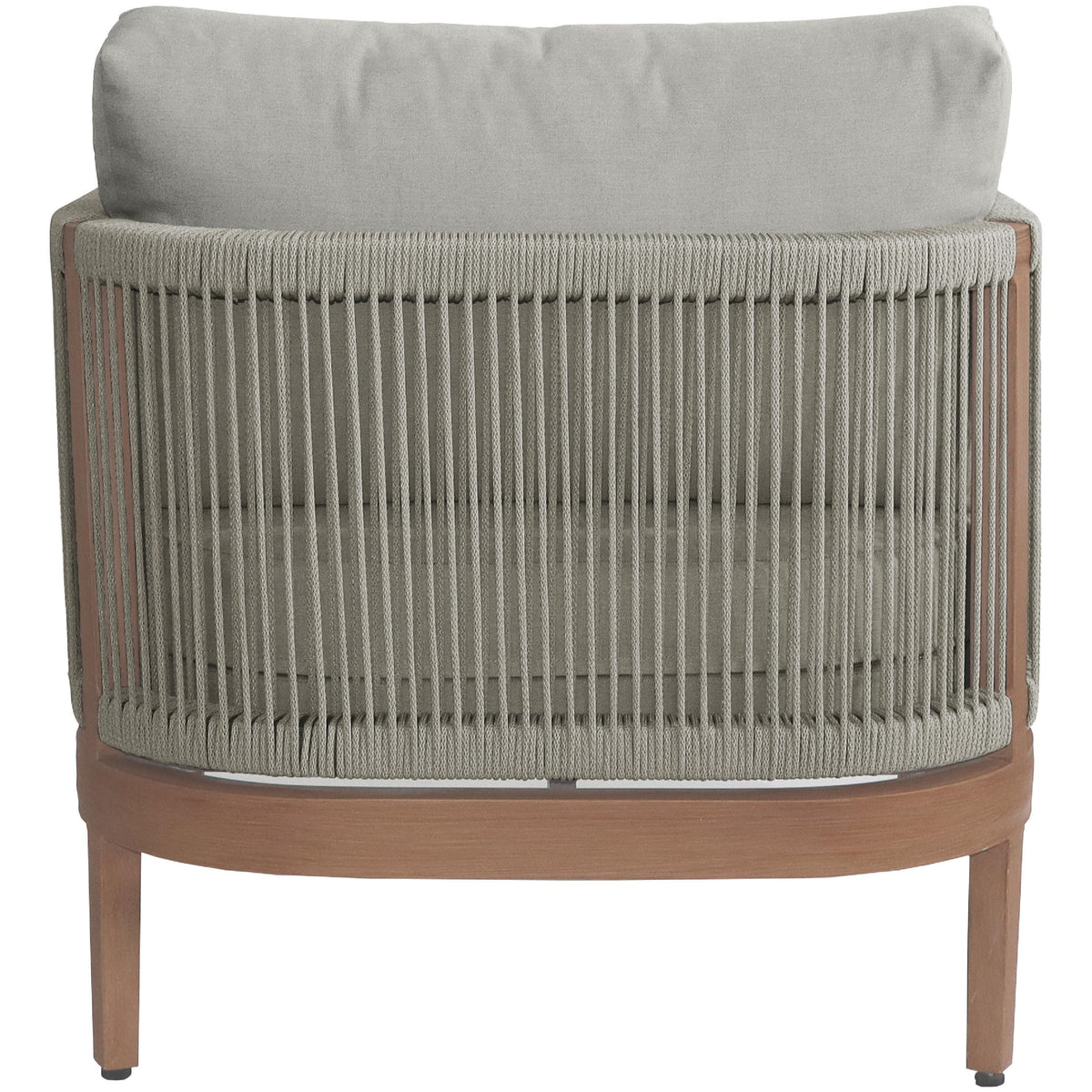 Meridian Maui Grey Water Resistant Fabric Outdoor Patio Chair