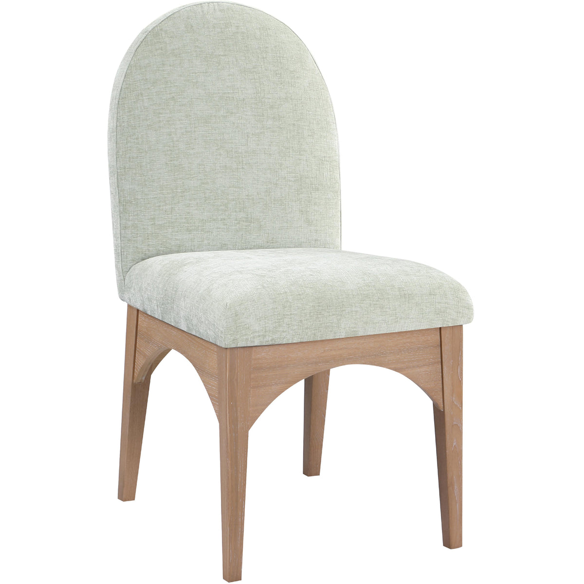 Meridian Waldorf Mint Chenille Fabric Dining Chair