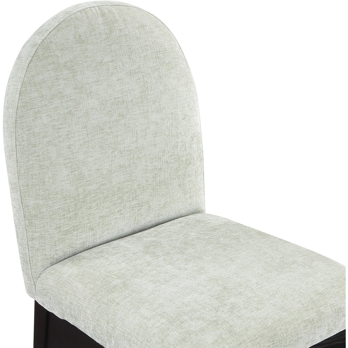 Meridian Waldorf Mint Chenille Fabric Dining Chair
