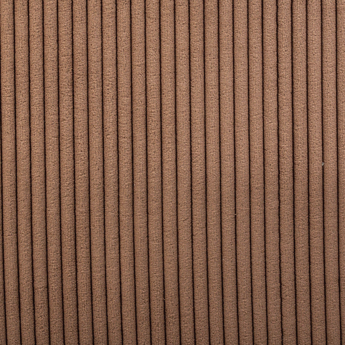 Meridian Roy Brown Microsuede Fabric Ottoman/Stool