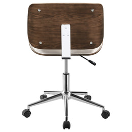 Addington Upholstered Adjustable Office Desk Chair Black