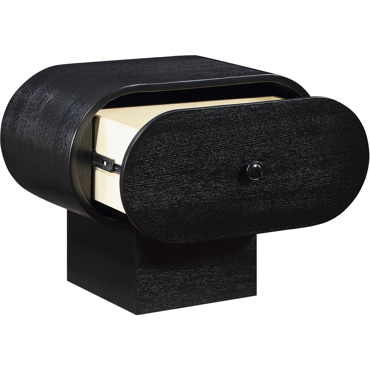 Meridian Harlow Black Night Stand