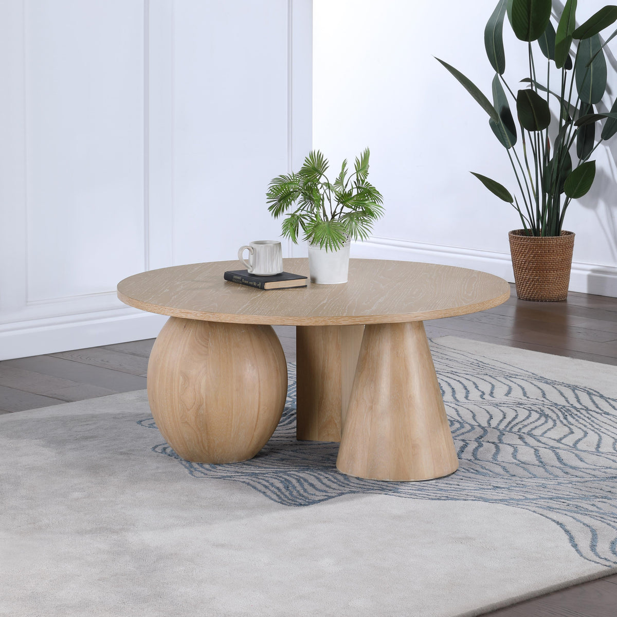 Meridian Revive Natural Oak Coffee Table