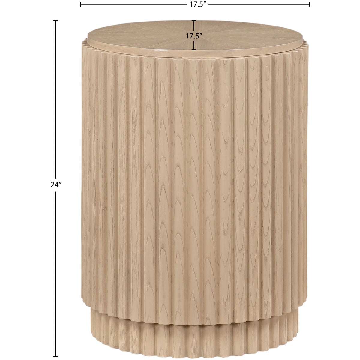 Meridian Ronin Natural End Table