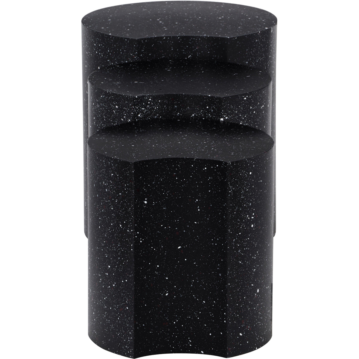 Meridian Dimple Black End Table