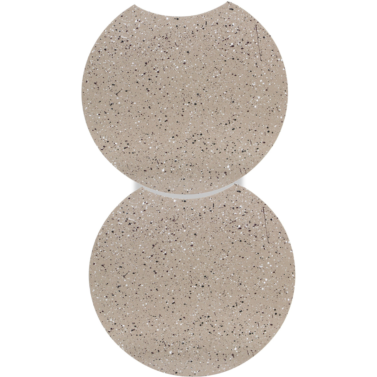 Meridian Dimple Taupe End Table