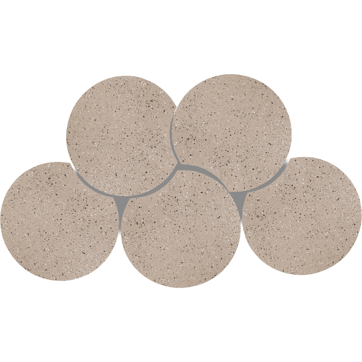 Meridian Dimple Taupe Coffee Table