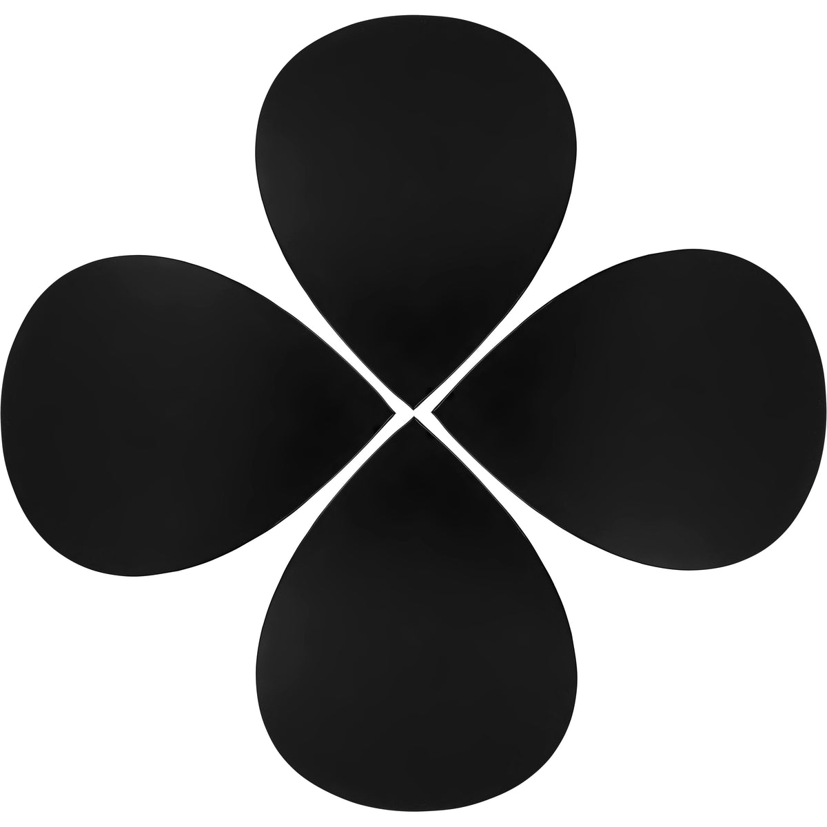 Meridian Petal Black Coffee Table